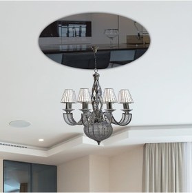 Resim Ayna Avize Göbeği | Füme Ayna | Çap50Cm Füme 