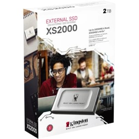 Resim Kingston 2TB SXS2000-2000GA USB 3.2 Type-C Gri Gen 2 2000MB Okuma-2000MB Yazma Taşınabilir SSD 