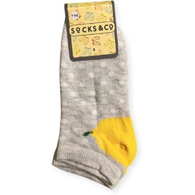 Resim socks&co Meyve Desenli Çocuk Patik Çorap 