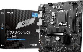 Resim PRO B760M-G DDR4 DDR4 HDMI-DP PCIE 4.0 1700p mATX MSI