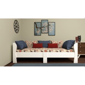 Resim Mymobilya Oval Kenar Mdf Sedir Karyola-Şık Görünüm- Uygun Fiyat (535795549) 