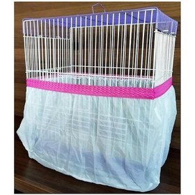 Resim Büyük Boy Xxl Kuş Kafes Tülü 60 X 35 X 30 Cm - Renk Pembe 