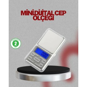 Resim Mavi Işıklı LCD Ekranlı Hassas Tartı Terazisi 