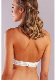 Resim Golshan Gabrıella Balconette Foam Cup Bra, Ekru Konforlu Ve Şık Sütyen, Strapless Çok renkli 