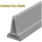 Resim Xuweiwei Gri 3m Katlanır Banyo Bariyeri Duş Ve Tuvalet Islak Kuru Zon Ayırıcı 