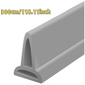 Resim Xuweiwei Gri 3m Katlanır Banyo Bariyeri Duş Ve Tuvalet Islak Kuru Zon Ayırıcı 