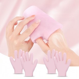 Resim 1 Çift Silikon Nemlendirici Eldiven, Yumuşak Silikon Eldiven, Jel Spa Nemlendirici Eldiven, Aloe Vera Losyon Eldiven, Kuru, Çatlamış, Yaşlı Elleri Onarmak İçin, Ekzema ve Pürüzsüzleştirici Sert Cilt, Çizikler, Her Şeye Uygun Tek Beden 