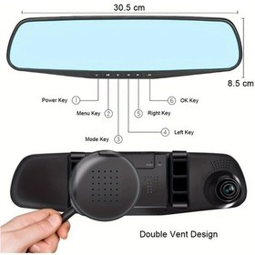 Resim Xuweiwei Gyıoeupt Style 2 4 5 Inç Büyük Ekran 1080p Hd Gece Görüşlü Araç Kamerası 32gb Hafıza Kartı Seçenekli 