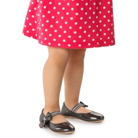 Resim Kiko Kids Cırtlı Kız Çocuk Taşlı Babet Ayakkabı 252 Vakko 
