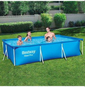 Resim Büyük Prefabrik Havuz 300x201x66cm 56404 