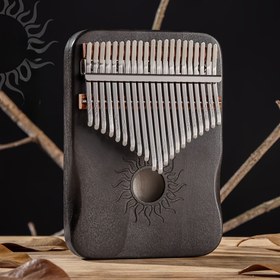 Resim Kalimba 21 Tuşlu Başparmak Parmak Piyano - Mbira - Akraba ve Arkadaşlar için Akort Çekici ile Taşınabilir Katı Ahşap 