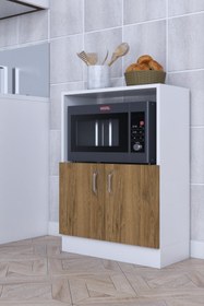 Resim rafineritasarım Rafineri Makro Dolap Çok Amaçlı Mikrodalga Fırın Dolabı 