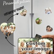 Resim 1 Adet Özelleştirilebilir Buzdolabı Mıknatısı - Kişiselleştirilmiş Fotoğraf Ekranı, El Yapımı Tarz, Esnek & Duvara Monte Edilebilir, Arkadaşlar, Aile & Çiftler İçin İdeal - Pratik Kanca ile Yaratıcı Mutfak Ev Dekoru, Buzdolabı Mıknatısları 