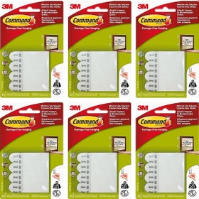 Resim 3m 17202 Command Küçük Boy Cırt Bant 6 Paket 