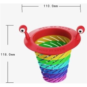 Resim Renkli 6 Kademeli Lavabo Süzgeci Nemere 