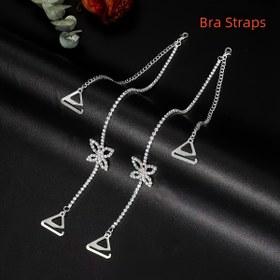 Resim 1 Adet 2 Parça Kadın Seksi Bralette - Ayarlanabilir Omuzsuz Üst, Parti, Düğün ve Gece Dışarı Çıkışlar İçin Çıkarılabilir Sütyen Askısı - Şık Gündelik & Resmi İç Giyim Aksesuarı 