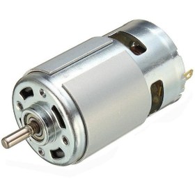 Resim Rs775 Dc Motor Rulmanlı 12-36 Volt 15000 Rpm Şarjlı Matkap - Cnc 