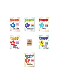 Resim Fenomen Lgs 8. Sınıf Matematik Fen Türkçe İnkılap Din Ve İngilizce 6lı Deneme Seti + Telefon Standı 