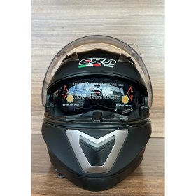 Resim Crn Çene Açılır Kask Mat Siyah Xl 