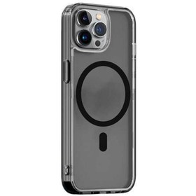 Resim WIWU Iphone 14 Pro Magsafe Şarj Özellikli Lens Korumalı Şeffaf Silikon Kapak 