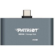 Resim Patriot Mobile MD330 Storage Hub (USB 3.2 GEN 1:HDMI/USB-PD) [512GB] (PMD512GH013) 