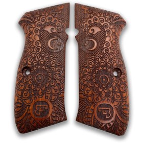 Resim ZIB GRIPS CZ-75 Pistol Grip Handmade From Walnut Wood Ars.020 