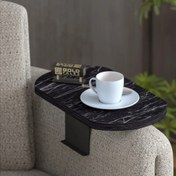 Resim Reyo Dekoratif Yan Sehpa Oval Bendir 