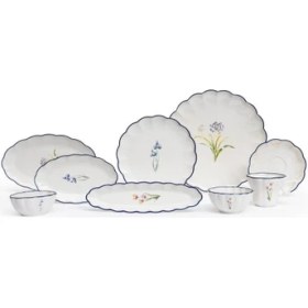 Resim Maxx Doria Flower Blue 6 Kişilik 29 Parça Kahvaltı Takımı PA2084 