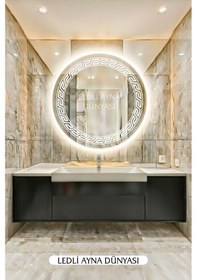 Resim Şık Banyo Aynası Led Beyaz 60 Cm Net Görüş Diğer 