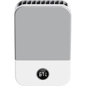 Resim Mini El Fanı Boyun Fanı Mini Fan Tembel Fan Ayarlanabilir Asılı Boyun Soğutma Fanı Usb Şarj Hava Soğutucu Beyaz 2x0mo2 Renkli 