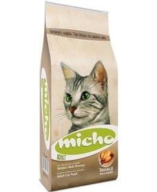 Resim Micho Tavuklu Yetişkin Kedi Maması 3 KG 