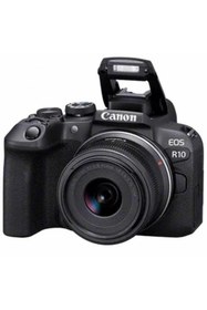 Resim Canon Eos R10 18-45mm Lensli Kit Aynasız Fotoğraf Makinesi 