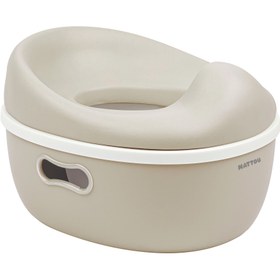 Resim Nattou Potty Care 3 in 1 Lazımlık Oturak ve Tuvalet Adaptörü Bej 