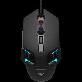 Resim Teknoteg - Rsr - Gamdıas Aura Gs4, Çok Renkli Aydınlatma, USB Kablolu, 6 Tuşlu, Gaming Mouse, 3600DPI, Siyah 
