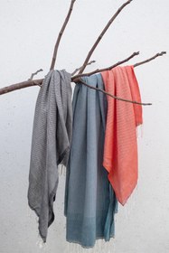 Resim Tan Dokulu Peştemal Turuncu - Turuncu / 100x175 