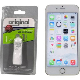Resim Case Man Apple iPhone Uyumlu 6s Araç Şarj Cihazı Hızlı Şarj Özellikli Adaptör 