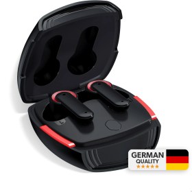 Resim Woyax by Deji Gaming Kablosuz Bluetooth Oyuncu Kulaklık 60 ms Gecikme HD 4 Mikrofon ENC Çift Cihaz Desteği 