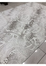 Resim Flora Halı Troya 0727 A Krem 165X230 Beyaz Vizon 4 M2 Halı ! 