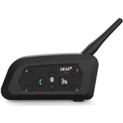 Resim Yifomall V6 Pro Motosiklet Kaskı İçin Bluetooth 5.1 Çift Yönlü İnterkom, Gürültü Azaltma Özellikli 