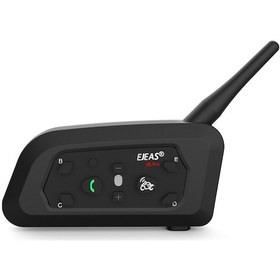 Resim Yifomall V6 Pro Motosiklet Kaskı İçin Bluetooth 5.1 Çift Yönlü İnterkom, Gürültü Azaltma Özellikli 