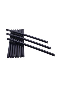 Resim 10 Adet. Siyah Silikon. 11 Mm. Sıcak Mum Silikon. Kalın Silikon. 