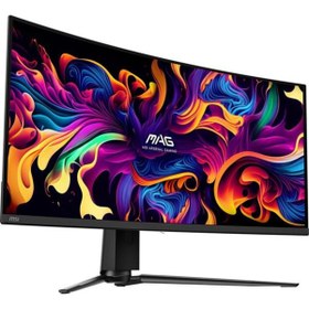 Resim MSI 34" QD-OLED MAG 341CQP 0.03MS 175HZ KAVISLI GAMING MONİTÖR 3440X1440 