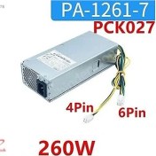 Resim Lenovo 510S V530S PA-1261-7 PCK027 6pin 260W Power Refrubished 