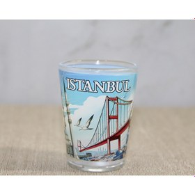 Resim İstanbul Temalı Cam Shot Bardak 