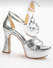 Resim City steps kadın topuklu ayakkabı platformlu çapraz bantlı 