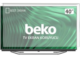 Resim BEKO B40L45310B Tv Ekran Koruyucu - Beko 40\ inç Tv Ekran Koruyucu Şeffaf Paneli 