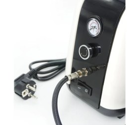Resim Rox Wood 0067 Profesyonel Airbrush Kompresör Mini Boya Tabancası Seti 