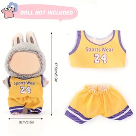 Resim 1 adet Sevimli Bebek Giyim Aksesuar Seti, 6, 69 inç LABUBU Bebek Kıyafetleri için Uygun, Sadece Bebekler Dahil Değil, Doğum Günü Hediyesi Cadılar Bayramı, Ramazan, Paskalya, Tatil Hediyesi 