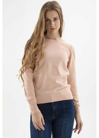Resim Fashion Friends Kadın Bisiklet Yaka Kazak 23k0245k1 Pudra 