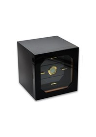 Resim Falconetti Çekmeceli 3 Katlı Siyah Sedir Humidor Puro Kutusu Rd10 